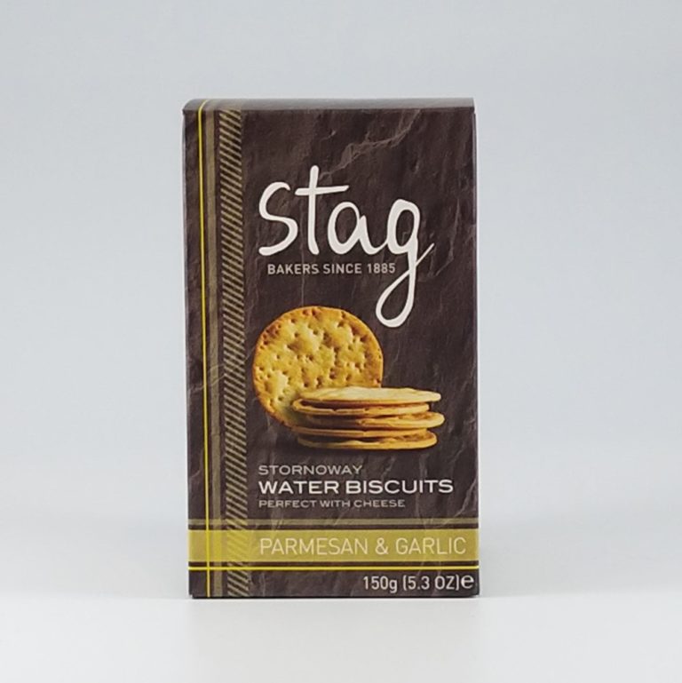 Stag Bakery Parmesan & Garlic Water Biscuits Taylors Traditional Products