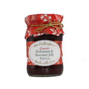 Mrs Darlington's Aromatic Redcurrant & Rosemary Jelly with Gin